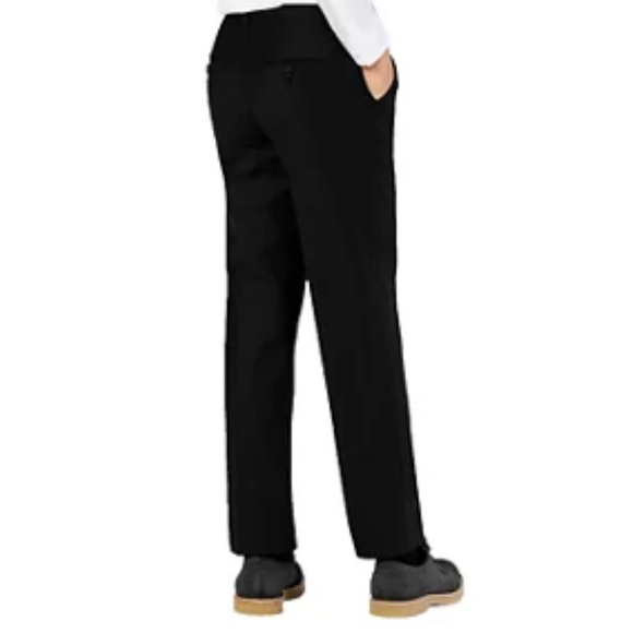 Perry Ellis Portfolio Boys 18 Reg Black Dress Straight Leg Pants Slacks - Picture 2 of 13